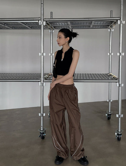 ULAN(ユーラン)(UNISEX) カービーシャインパイピングパンツ