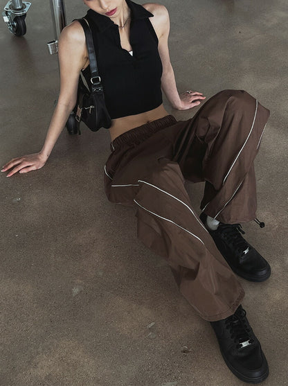 ULAN(ユーラン)(UNISEX) カービーシャインパイピングパンツ