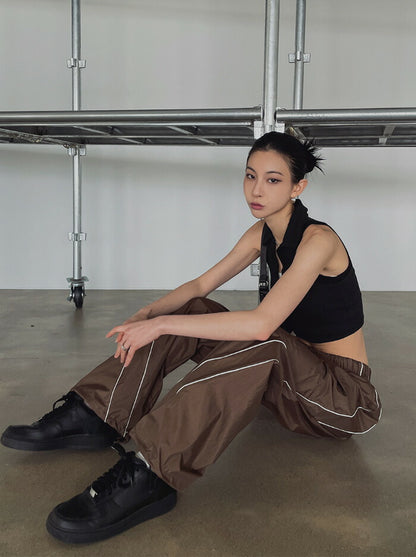 ULAN(ユーラン)(UNISEX) カービーシャインパイピングパンツ