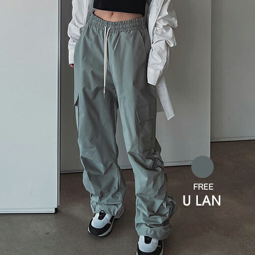 ULAN(ユーラン)メルシーシャリングナイロンカーゴパンツ