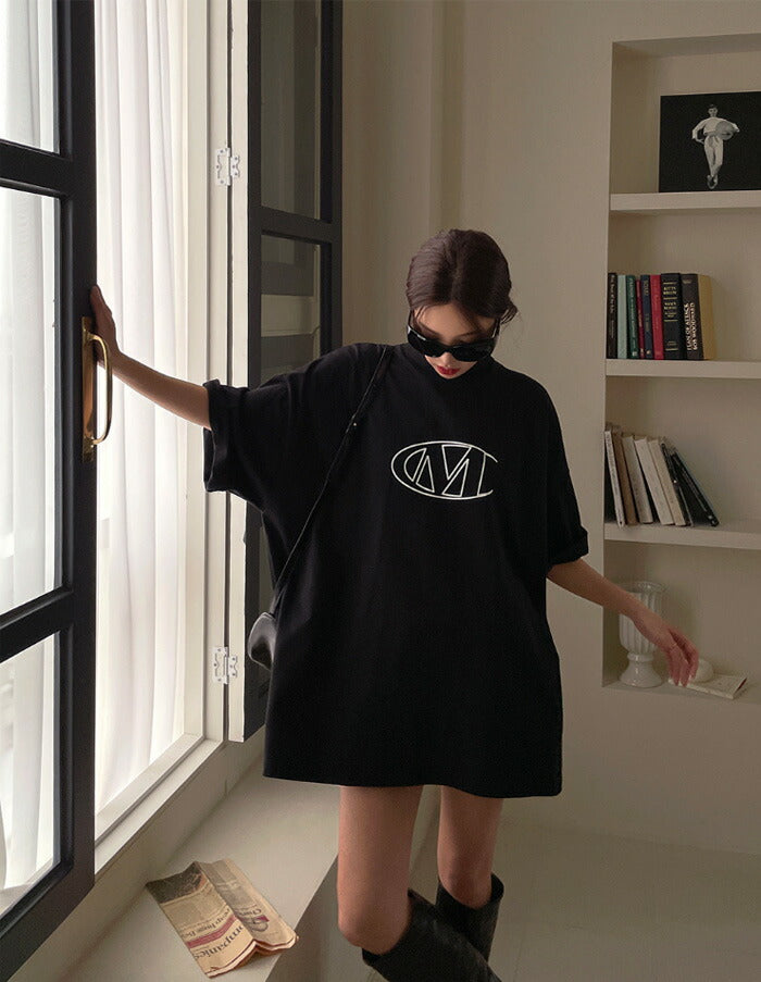 ULAN(ユーラン)(UNISEX) MCハーフネックオーバー半袖Tシャツ