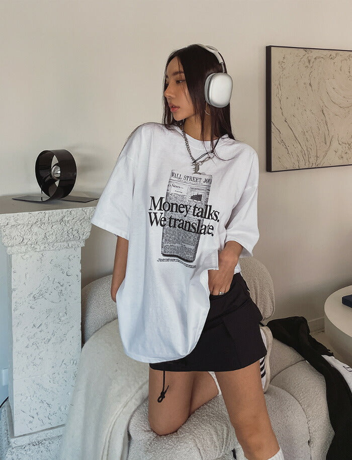 ULAN(ユーラン)ペーパーボックスオープン半袖Tシャツ