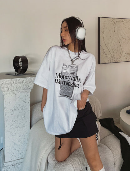 ULAN(ユーラン)ペーパーボックスオープン半袖Tシャツ