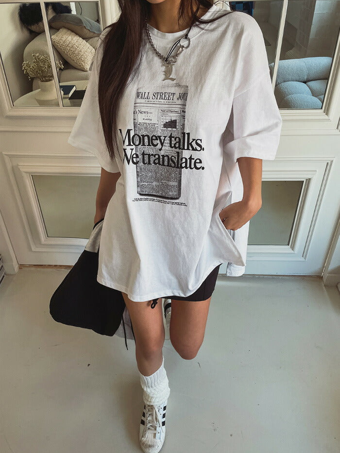 ULAN(ユーラン)ペーパーボックスオープン半袖Tシャツ