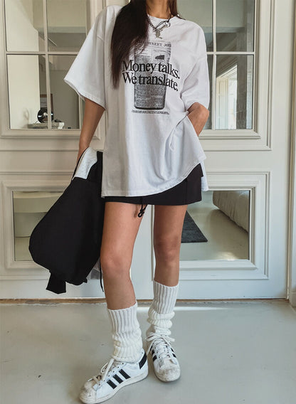 ULAN(ユーラン)ペーパーボックスオープン半袖Tシャツ