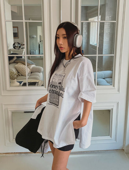 ULAN(ユーラン)ペーパーボックスオープン半袖Tシャツ