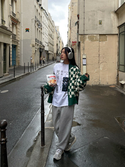 ULAN(ユーラン)コレクトバーコードオーバー半袖Tシャツ