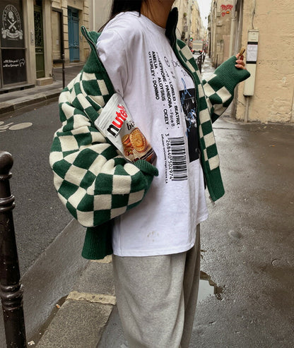 ULAN(ユーラン)コレクトバーコードオーバー半袖Tシャツ